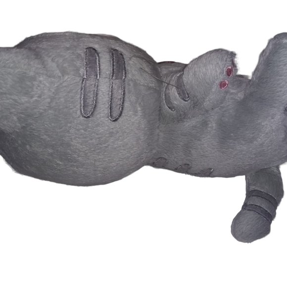 Neko Rilakkuma Grey Cat Stuffed Animal Tiger Korilakkuma Sitting Kitty Plush HTF - Picture 4 of 9